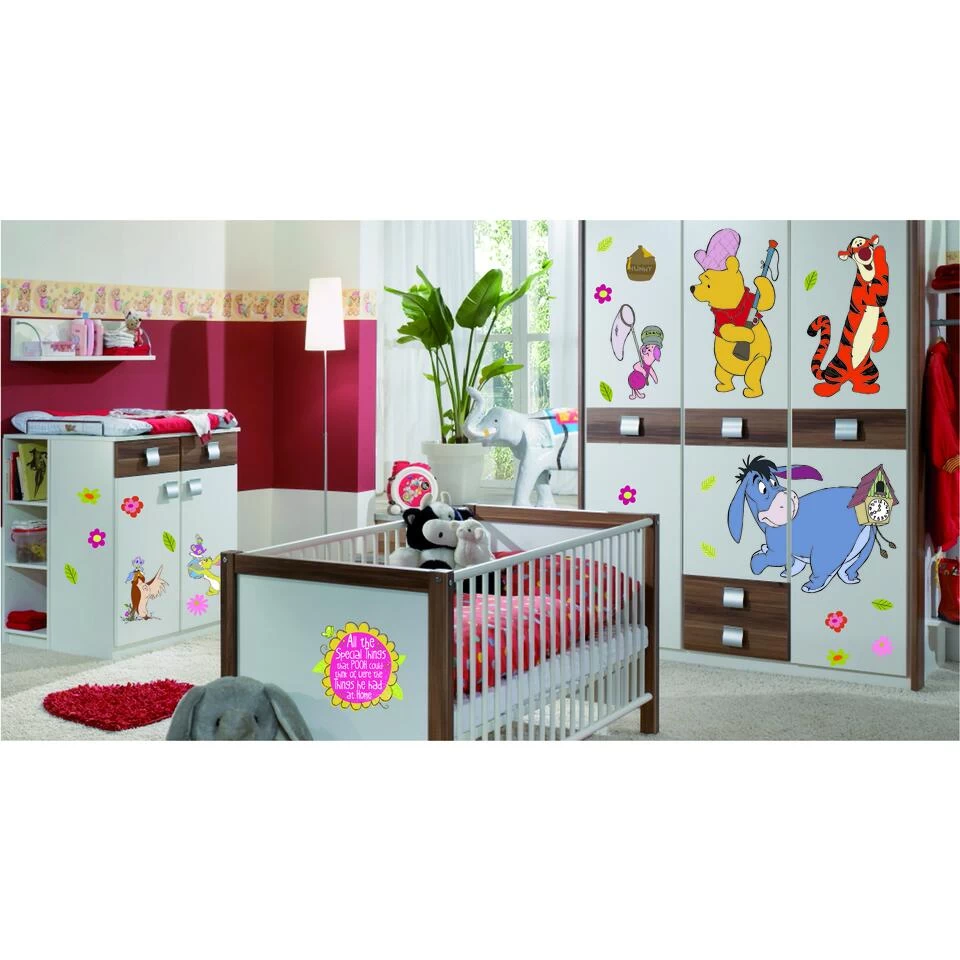 Disney Muursticker - Winnie De Poeh - Geel, Blauw, Oranje En Roze - 65 X 85 Cm 2 Disney Muursticker - Winnie De Poeh - Geel, Blauw, Oranje En Roze - 65 X 85 Cm - Afbeelding 2
