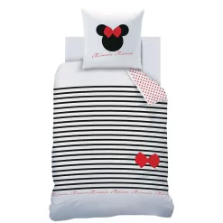 Disney Minnie Mouse Dekbedovertrek, Stripes - 140 X 200 Cm + 63 X 63 Cm - Katoen 7 Disney Minnie Mouse Dekbedovertrek, Stripes - 140 X 200 Cm + 63 X 63 Cm - Katoen -Disney 1000025440 0103