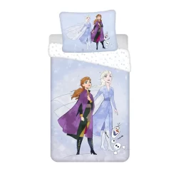 Disney Frozen Dekbedovertrek Sisters En Olaf -140 X 200 Cm + 70 X 90 Cm - Katoen