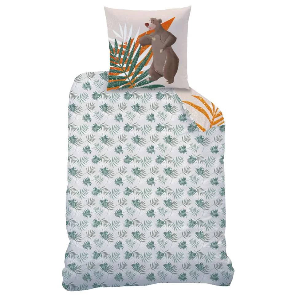 Disney Jungle Book Dekbedovertrek Happy - Eenpersoons - 140 X 200 Cm - Katoen 4 Disney Jungle Book Dekbedovertrek Happy - Eenpersoons - 140 X 200 Cm - Katoen - Afbeelding 4