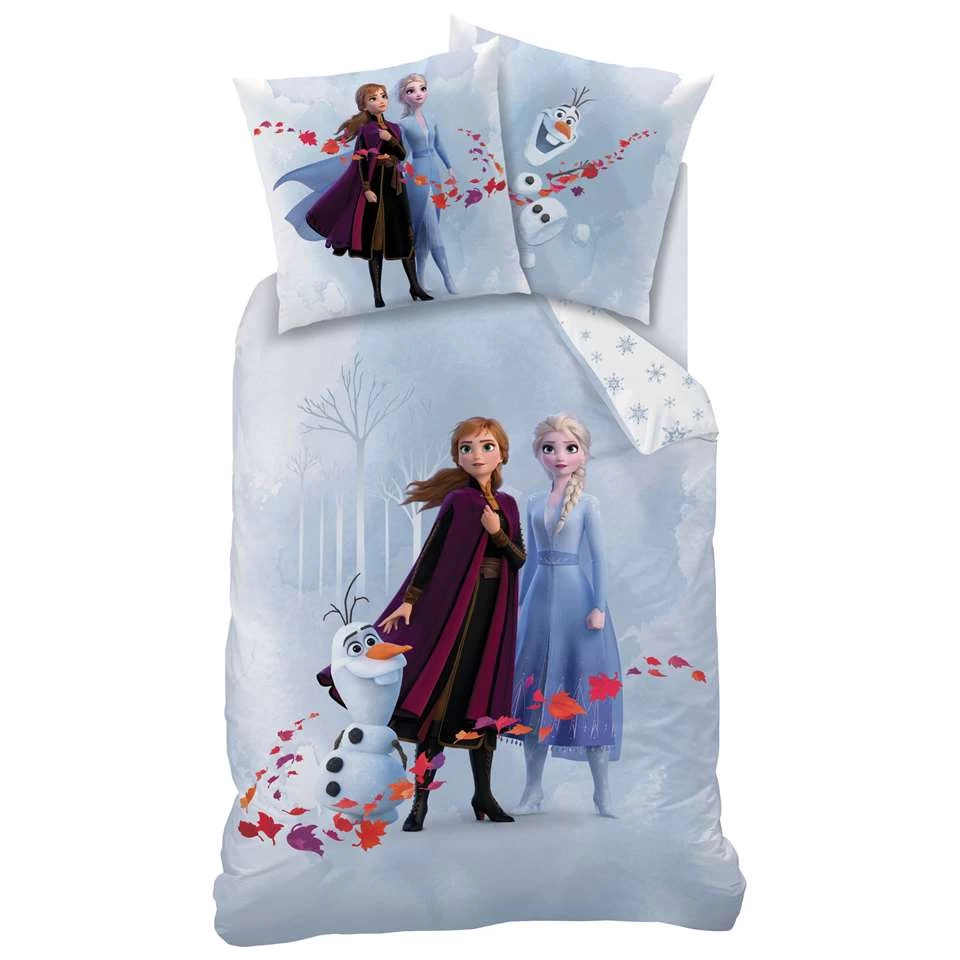 Disney Frozen Dekbedovertrek Trio - Eenpersoons - 140 X 200 Cm - Katoen 1 Disney Frozen Dekbedovertrek Trio - Eenpersoons - 140 X 200 Cm - Katoen