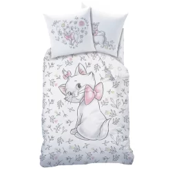 Disney Aristocats Dekbedovertrek, Champetre - 140 X 200 Cm + 63 X 63 Cm - Katoen