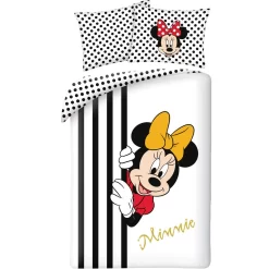 Disney Minnie Mouse Dekbedovertrek Peekaboo - 140 X 200 Cm - Katoen