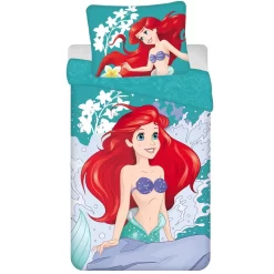 Disney Kleine Zeemeermin Dekbedovertrek, Ariël - 140 X 200 Cm - Katoen
