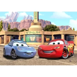 Disney Fotowand - Cars - Rood, Blauw En Beige - 360 X 254 Cm