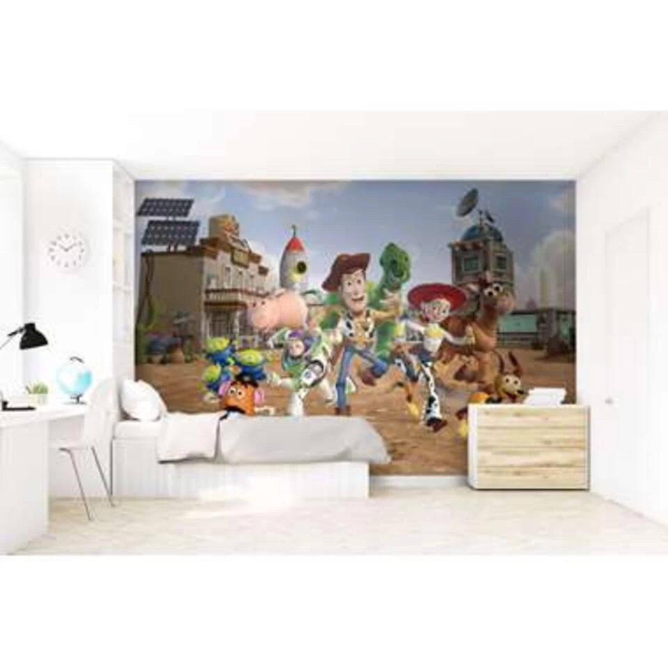 Disney Fotobehang - Toy Story - Beige, Groen En Geel - 360 X 270 Cm 3 Disney Fotobehang - Toy Story - Beige, Groen En Geel - 360 X 270 Cm - Afbeelding 3