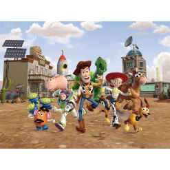 Disney Fotobehang - Toy Story - Beige, Groen En Geel - 360 X 270 Cm
