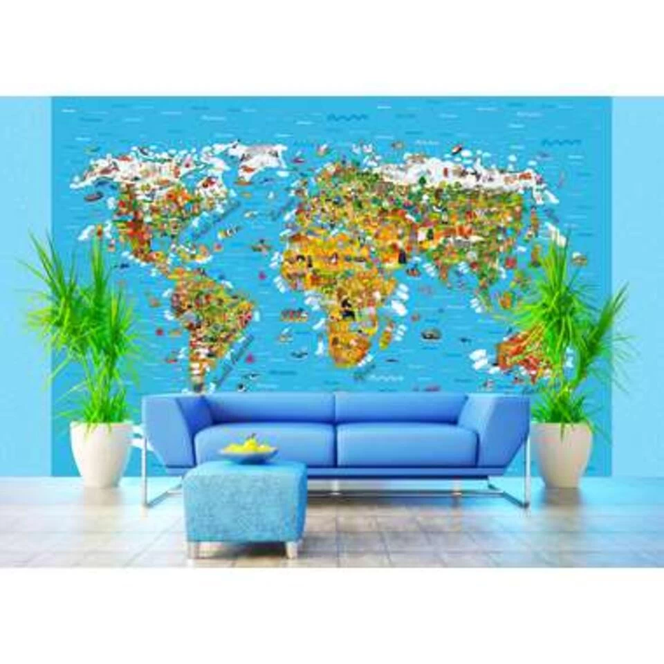 Disney Fotowand - Mickey Mouse - Roze, Blauw En Geel - 360 X 254 Cm 3 Disney Fotowand - Mickey Mouse - Roze, Blauw En Geel - 360 X 254 Cm - Afbeelding 3