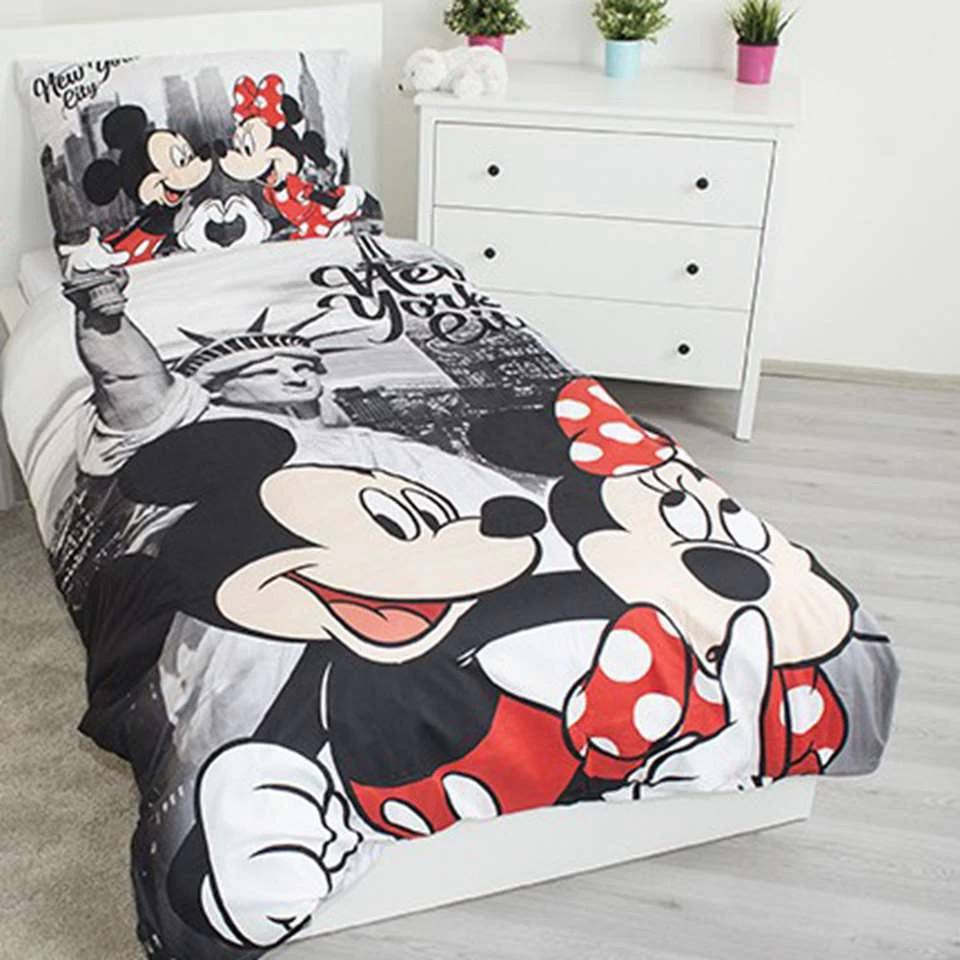 Disney Minnie Mouse New York - Dekbedovertrek-140x200cm 2 Disney Minnie Mouse New York - Dekbedovertrek-140x200cm - Afbeelding 2