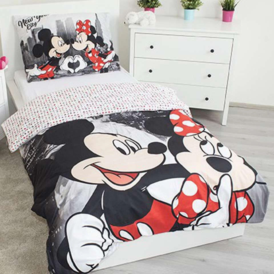 Disney Minnie Mouse New York - Dekbedovertrek-140x200cm 3 Disney Minnie Mouse New York - Dekbedovertrek-140x200cm - Afbeelding 3