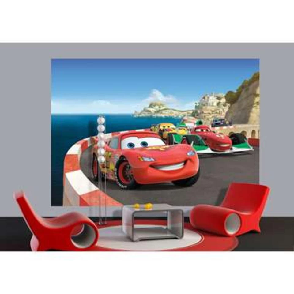 Disney Fotowand - Cars - Rood, Groen En Blauw - 255 X 180 Cm 2 Disney Fotowand - Cars - Rood, Groen En Blauw - 255 X 180 Cm - Afbeelding 2