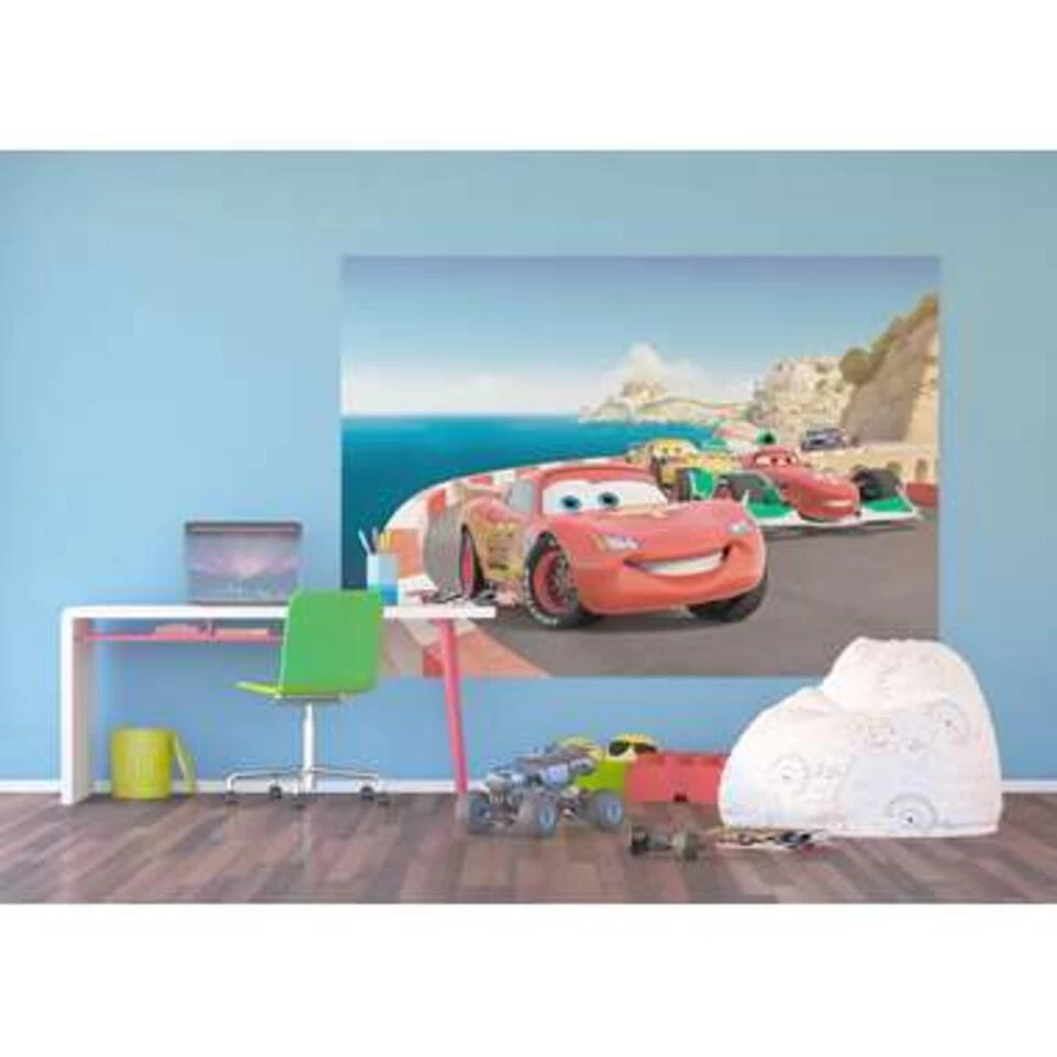 Disney Fotowand - Cars - Rood, Groen En Blauw - 255 X 180 Cm 3 Disney Fotowand - Cars - Rood, Groen En Blauw - 255 X 180 Cm - Afbeelding 3