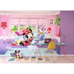 Disney Fotobehang - Minnie Mouse - Roze, Rood En Paars - 360 X 270 Cm -Disney 1619561943 0103