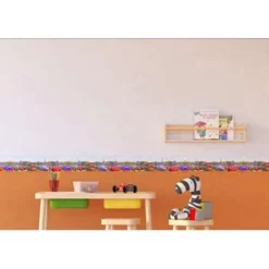 Disney Zelfklevende Behangrand - Cars - Bruin En Blauw - 14 X 500 Cm 5 Disney Zelfklevende Behangrand - Cars - Bruin En Blauw - 14 X 500 Cm -Disney 1628923863 0102