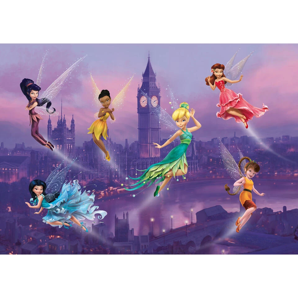 Disney Fotowand - Feeën - Paars - 255 X 180 Cm 1 Disney Fotowand - Feeën - Paars - 255 X 180 Cm