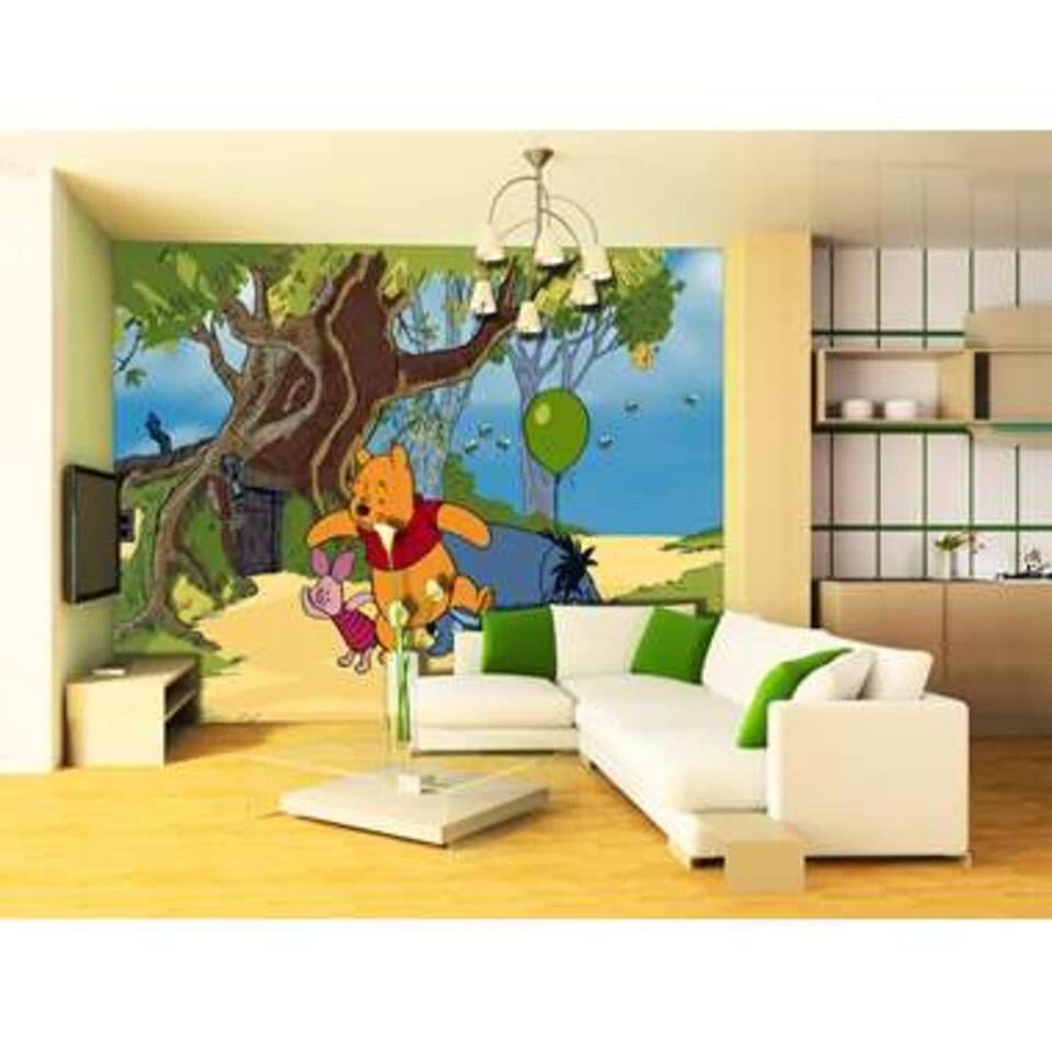 Disney Fotowand - Winnie De Poeh - Geel, Groen En Blauw - 360 X 254 Cm 2 Disney Fotowand - Winnie De Poeh - Geel, Groen En Blauw - 360 X 254 Cm - Afbeelding 2