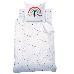 Disney Mickey Mouse Colourful - Dekbedovertrek-140x200cm -Disney 1687826793 0103