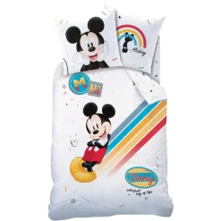 Disney Mickey Mouse Colourful - Dekbedovertrek-140x200cm
