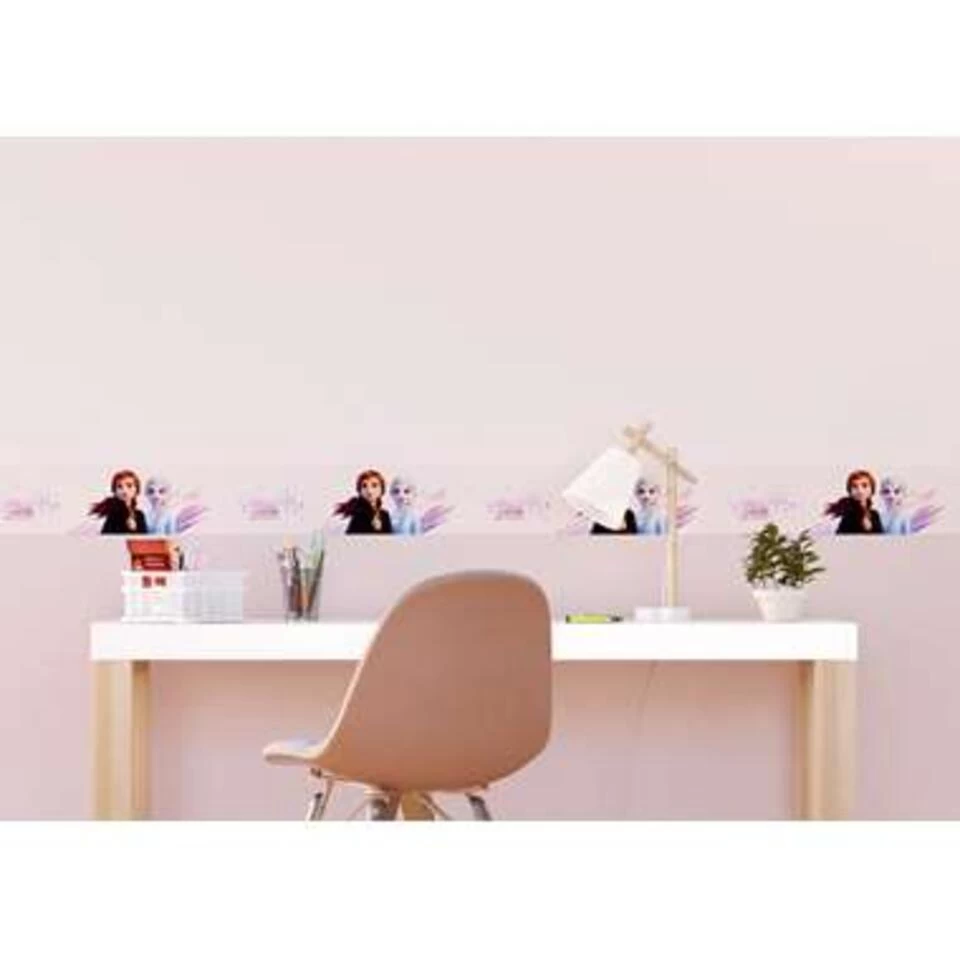 Disney Zelfklevende Behangrand - Frozen - Licht Perzikroze En Paars 2 Disney Zelfklevende Behangrand - Frozen - Licht Perzikroze En Paars - Afbeelding 2