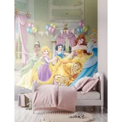 Disney Fotobehang - Prinsessen - Geel, Blauw En Groen - 360 X 270 Cm 5 Disney Fotobehang - Prinsessen - Geel, Blauw En Groen - 360 X 270 Cm -Disney 1927888818 0102