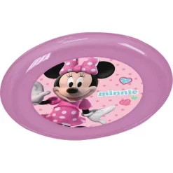 4x Plastic Disney Minnie Mouse Bordjes 9 4x Plastic Disney Minnie Mouse Bordjes -Disney 1959760 f49b2a22