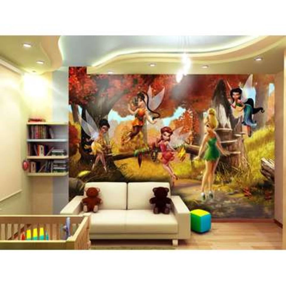Disney Fotowand - Feeën - Geel En Oranje - 360 X 254 Cm 2 Disney Fotowand - Feeën - Geel En Oranje - 360 X 254 Cm - Afbeelding 2