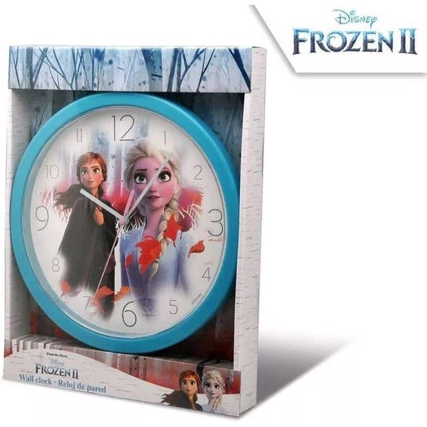 Frozen Elsa & Anna Klok Frozen Wandklok Frozen II Klok Speelgoed Frozen Elsa & Anna Disney Frozen 2 Frozen Elsa & Anna Klok Frozen Wandklok Frozen II Klok Speelgoed Frozen Elsa & Anna Disney Frozen - Afbeelding 2