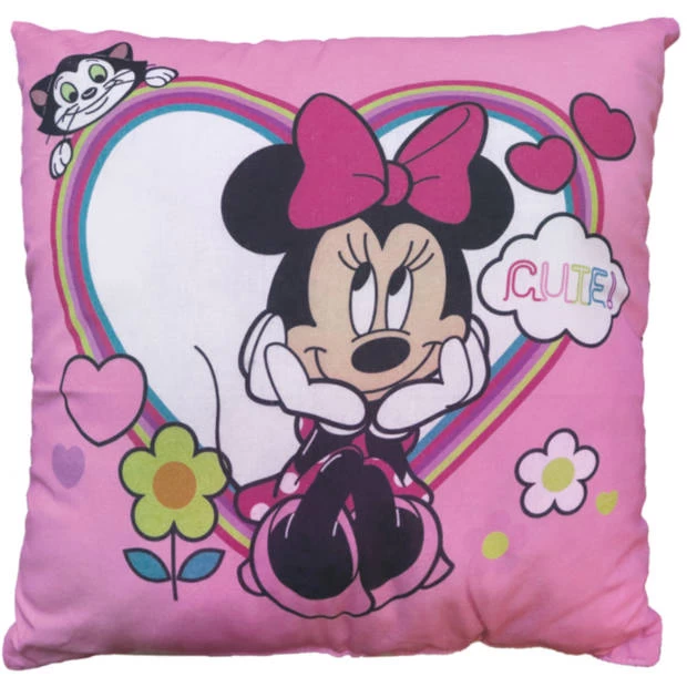 Disney Minnie Mouse Kussen Cute - 40 X 40 Cm - Polyester 1 Disney Minnie Mouse Kussen Cute - 40 X 40 Cm - Polyester