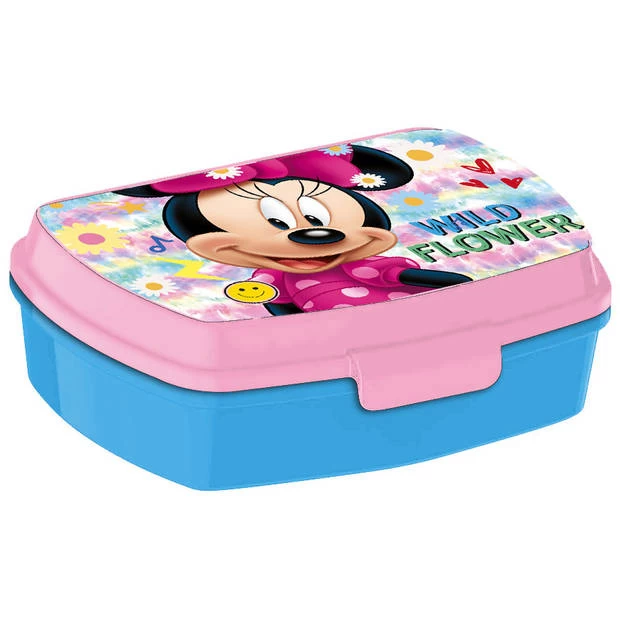Disney Lunchset Minnie Mouse Junior Aluminium Blauw 2-delig 2 Disney Lunchset Minnie Mouse Junior Aluminium Blauw 2-delig - Afbeelding 2